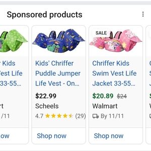 Kids Swim Vest Life Jacket - Pink